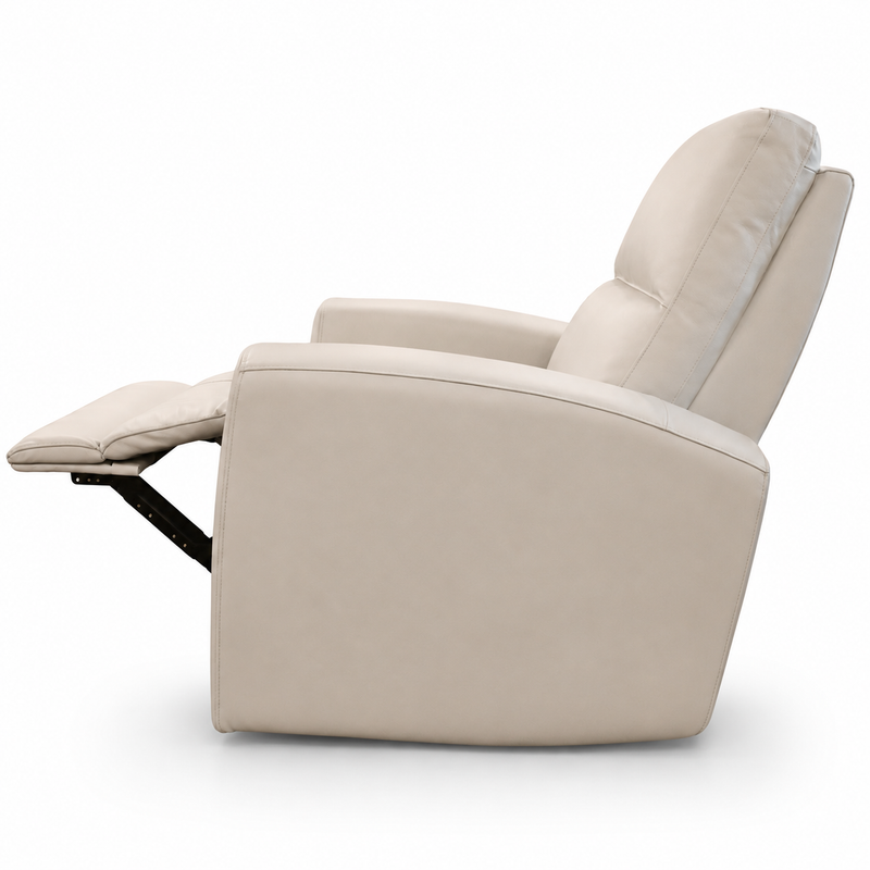 Austin Leather White Recliner