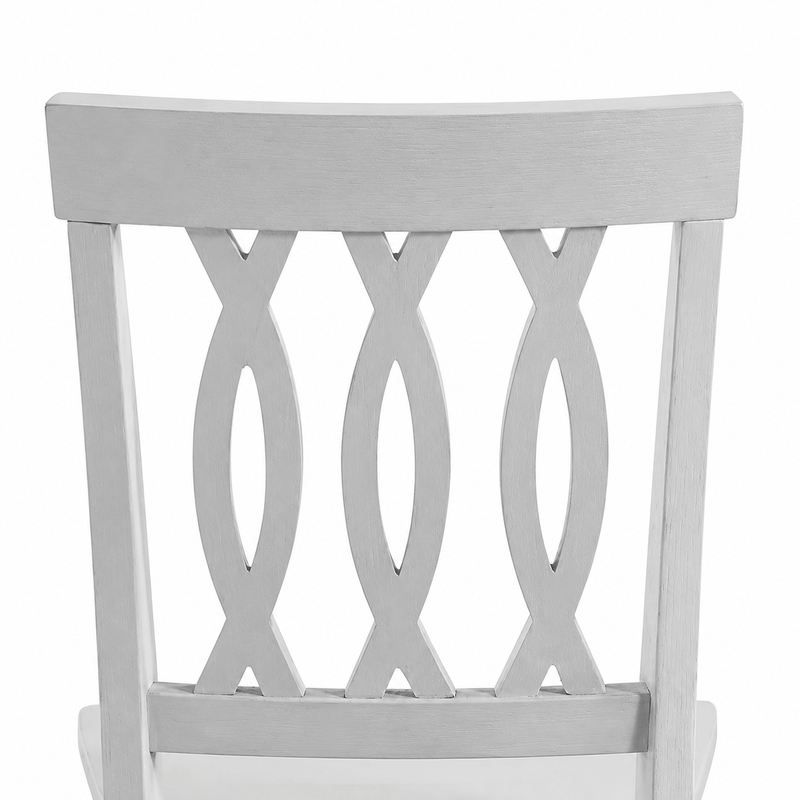 Naples White Side Chair