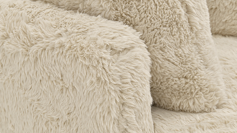 Yakety Yak Sand Fur Swivel Pod