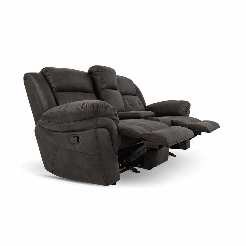 Cowboy Granite Glider Loveseat W/ Console
