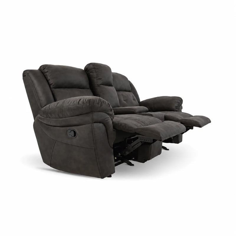Buy the Cowboy Granite Reclining Sofa, get the Cowboy Granite Recliner FREE, and Get the Cowboy Granite Loveseat HALF OFF