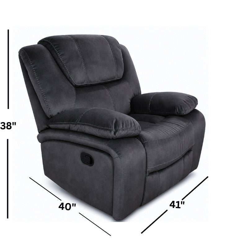 Aspen Indigo Glider Recliner