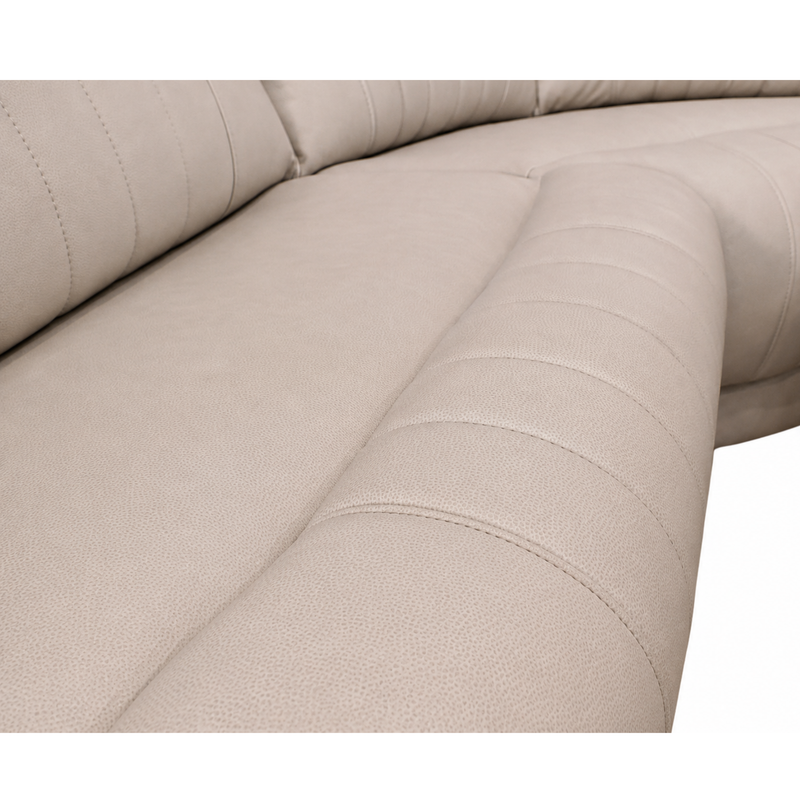 Avery Leather Triple Power Sectional
