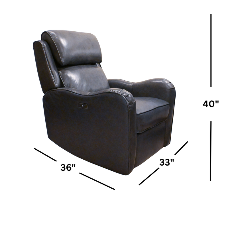 Atlas Leather Zero-Gravity Power Recliner
