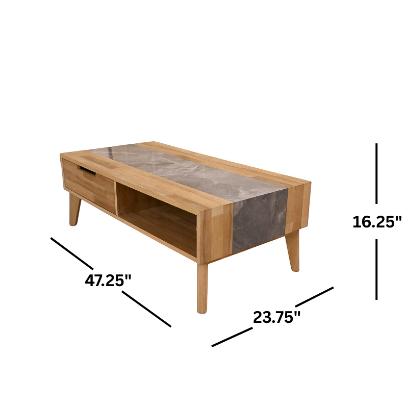 Calgary Sintered Stone Cocktail Table