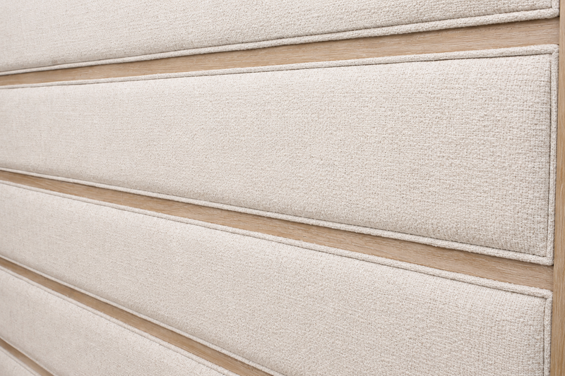 Sutton King Upholstered Panel Bed
