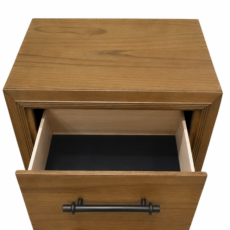 Harmony Walnut Nightstand with USB