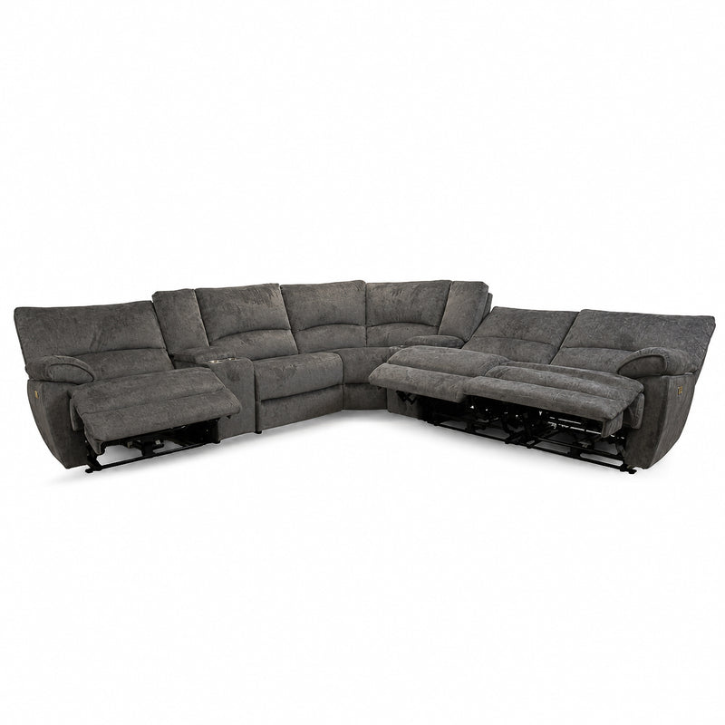Polo Club 7Pc Power Sectional