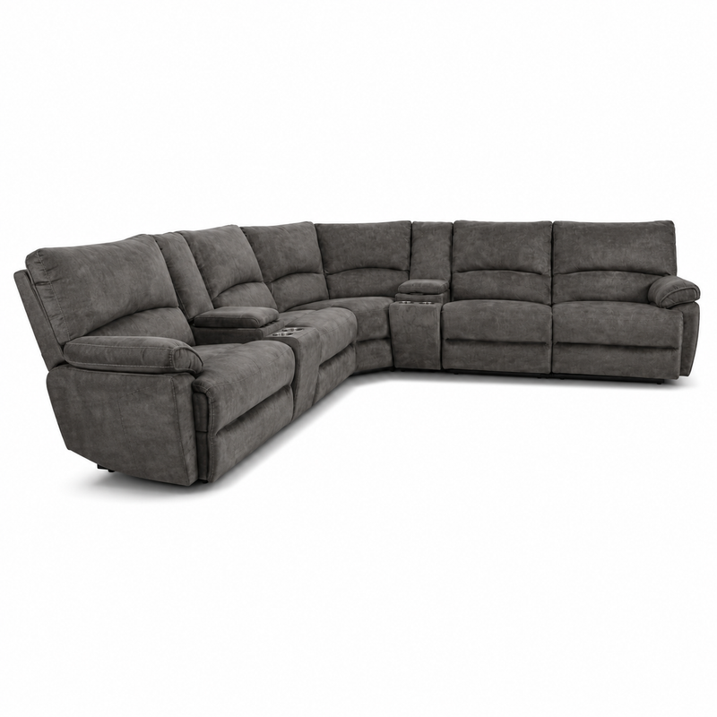 Polo Club 7Pc Power Sectional