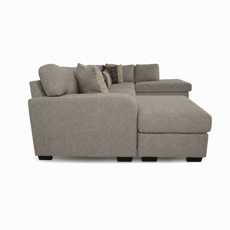 Bri Pewter Two Piece Sectional