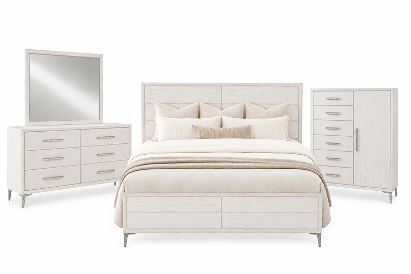 FREE Madeline Dresser, FREE Madeline Mirror, and FREE Madeline Door Chest w/ Purchase of Madeline California King Panel Bed
