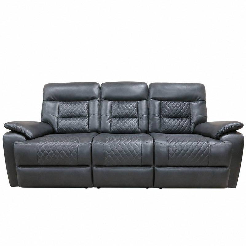 Trinidad Pebble Grey Dual Power Reclining Sofa