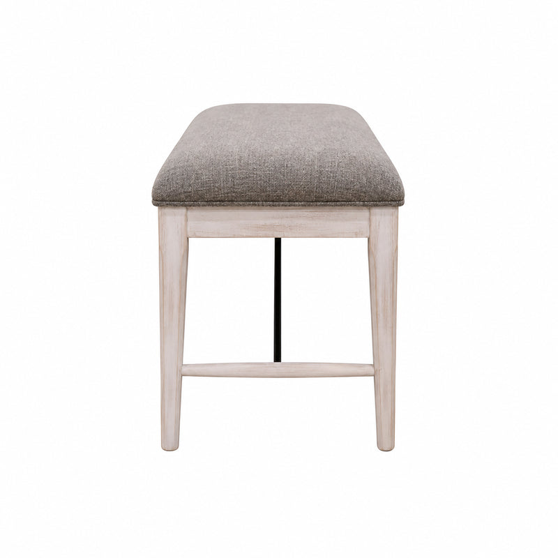 Rogen Rustic Dining Table, Bench, and Six Chairs