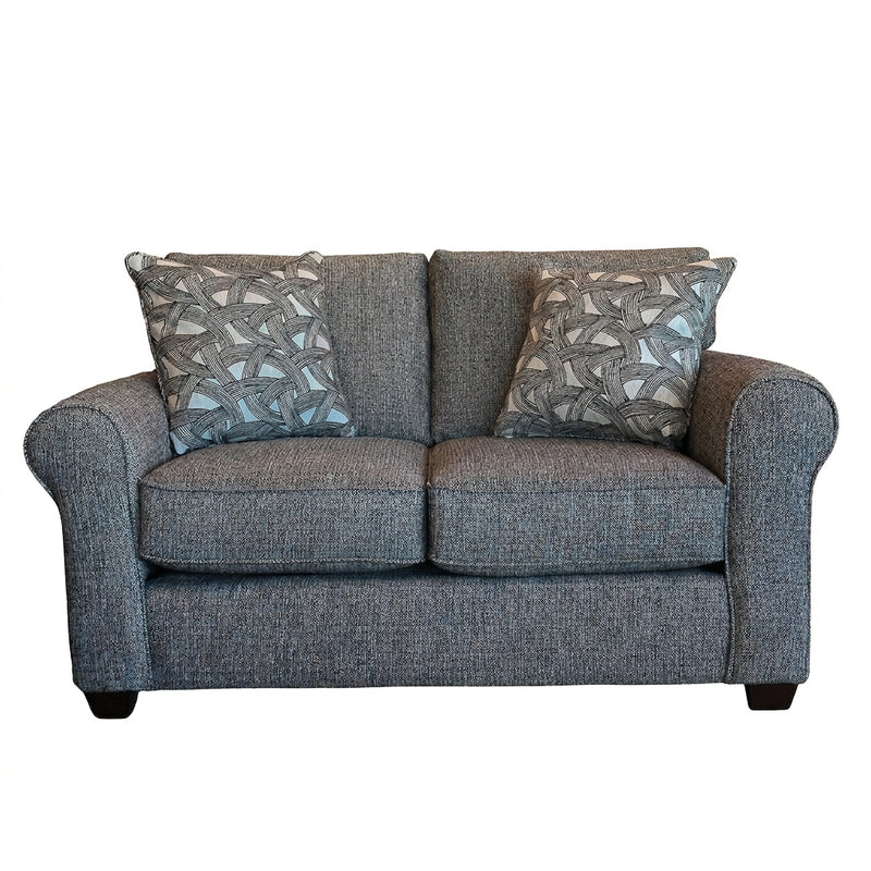 Collins Love Seat in Sugarshack Onyx