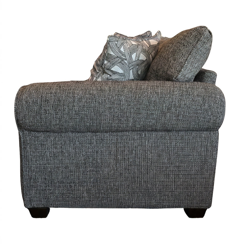 Collins Love Seat in Sugarshack Onyx