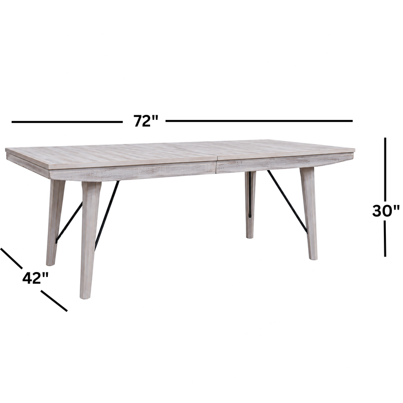 Rogen Rustic Dining Table, Bench, and Six Chairs