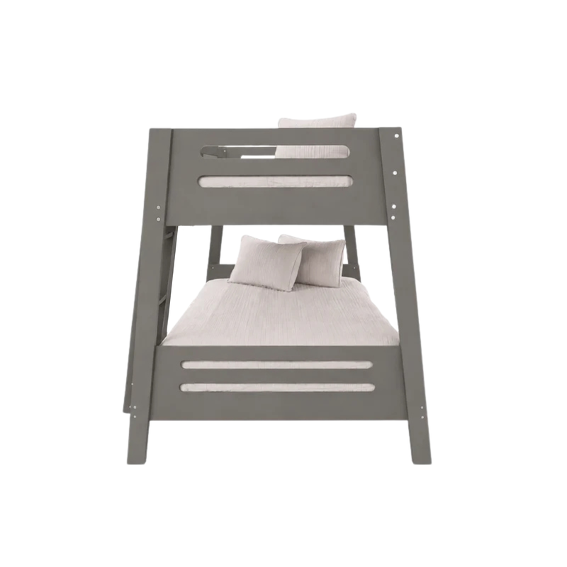 Mason Grey Twin Over Full Bunk Bed