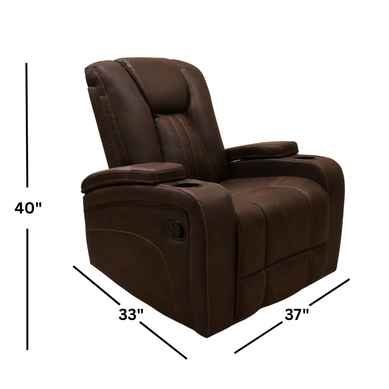 Cowboy Brown Recliner