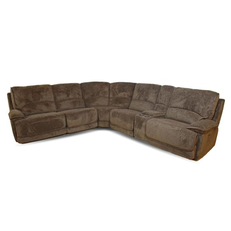 Cozy Java 6Pc Power Reclining Sectional