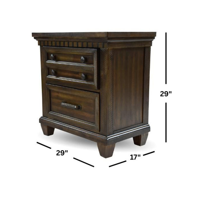 McCoy Charcoal Nightstand