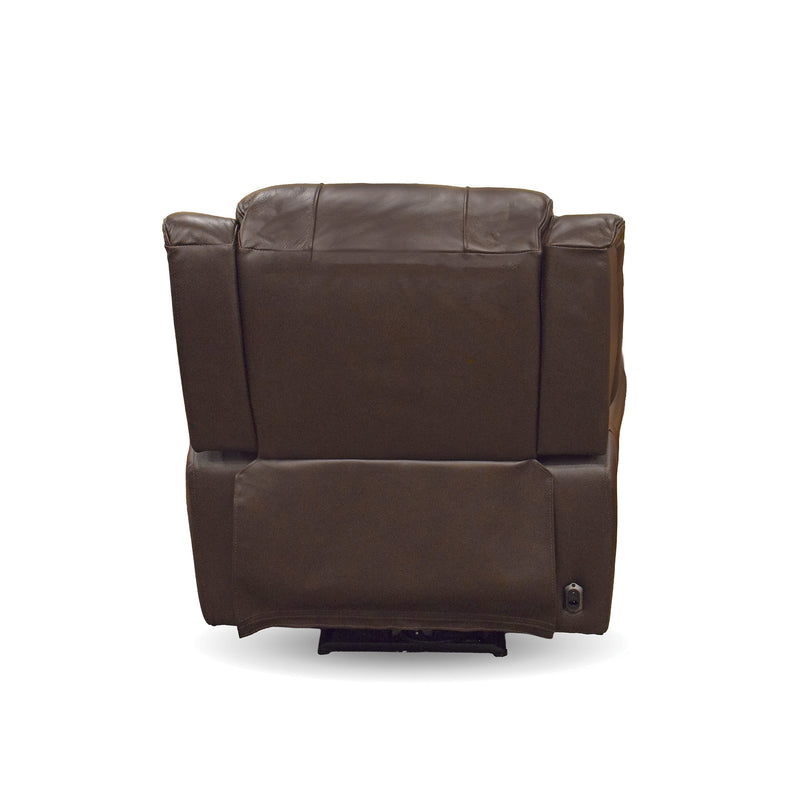 Jettison Brown Leather Zero Gravity Power Recliner
