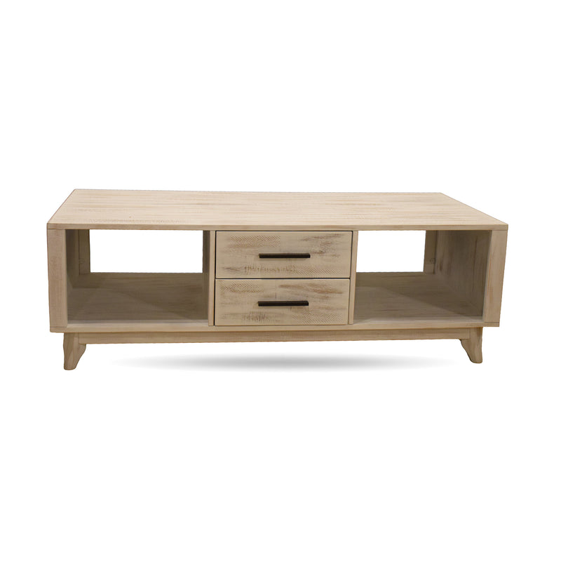 Rogen Rustic White Coffee Table