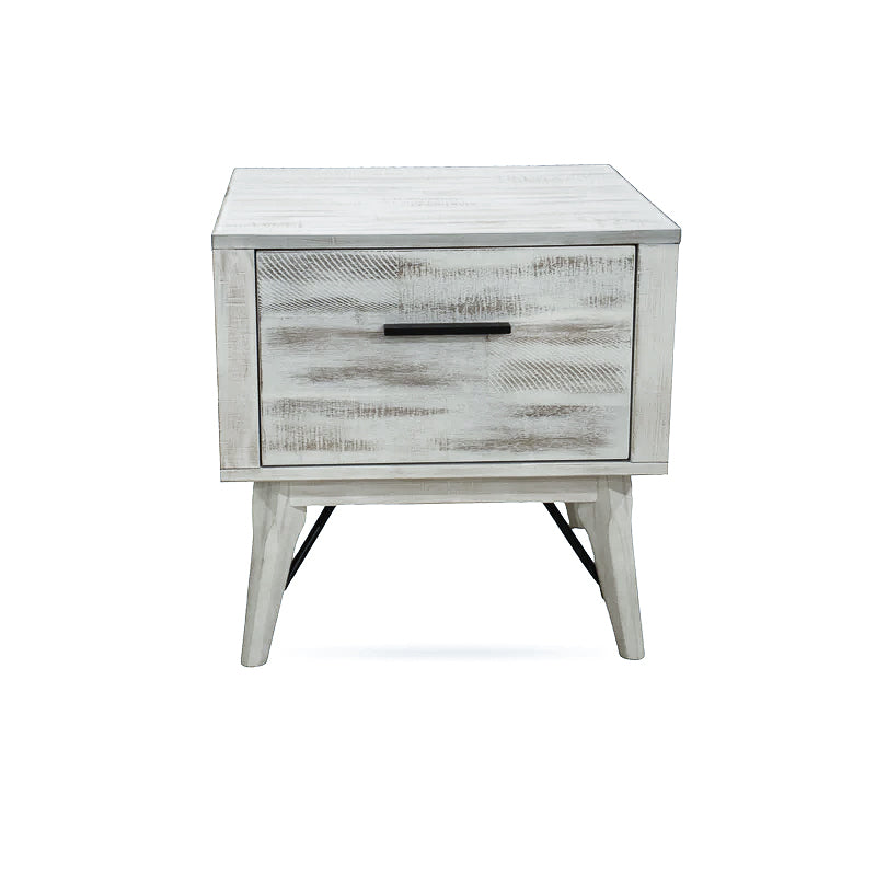 FREE Rogen Rustic White End Table w/ Purchase of Rogen Rustic White Coffee Table