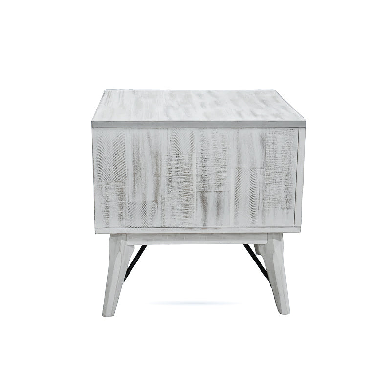 FREE Rogen Rustic White End Table w/ Purchase of Rogen Rustic White Coffee Table