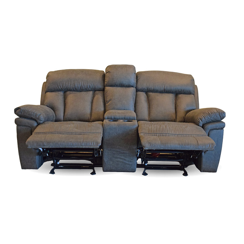 Texas Granite Reclining Console Loveseat