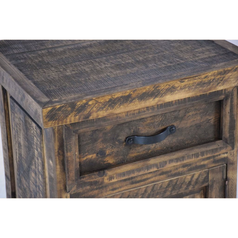 Dark Distressed Bonanza One Door Stand
