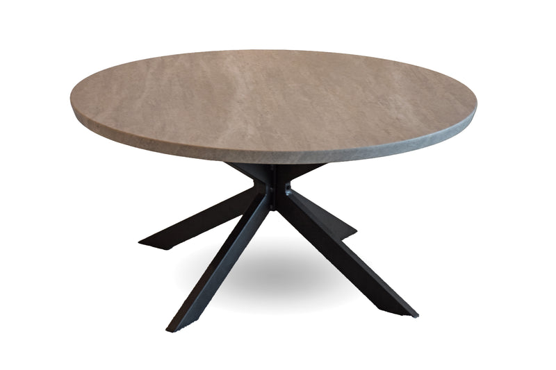 Keyla Faux Marble Round Cocktail Table