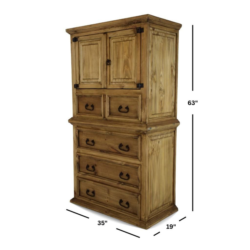 Natural Mansion Door Chest