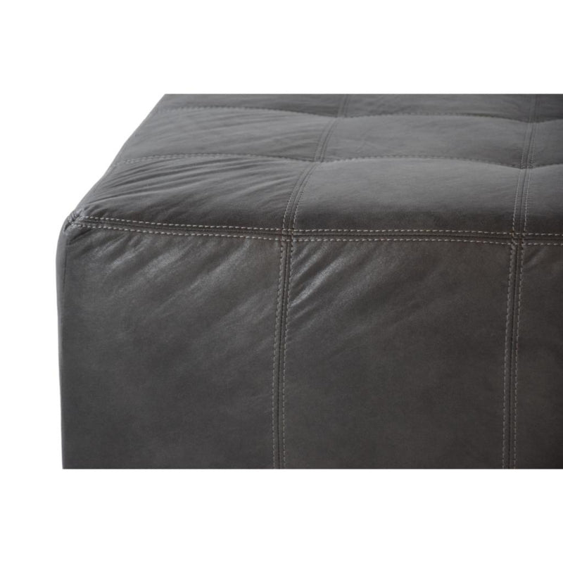 Crow Pewter Ottoman