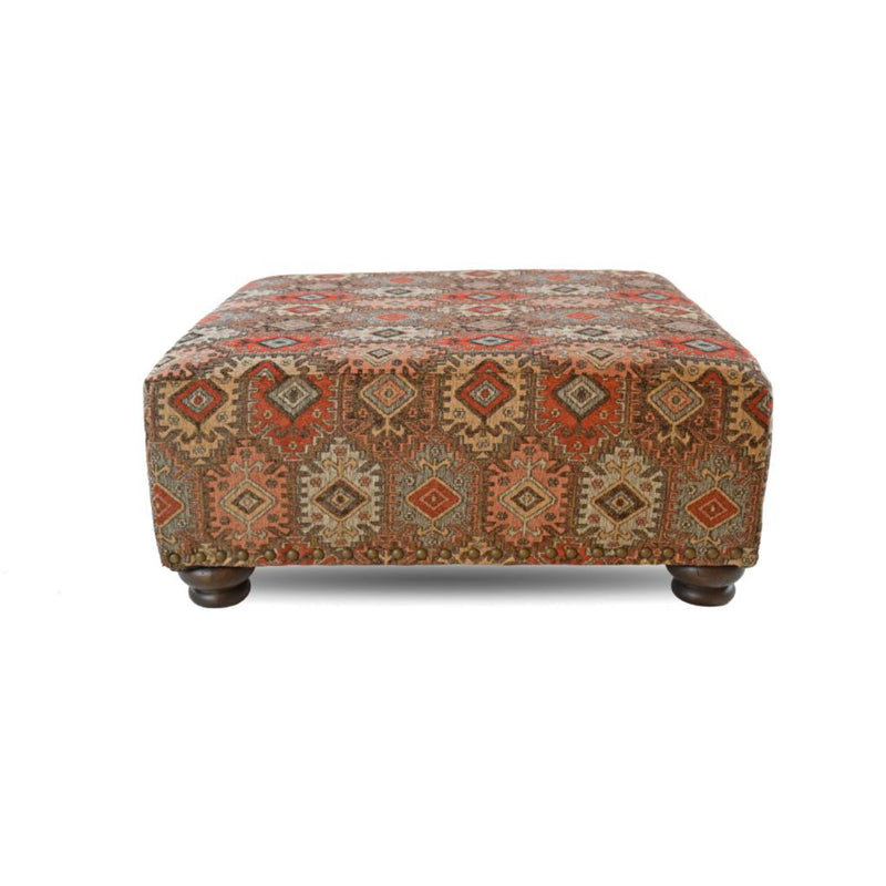 Texas Chocolate Ottoman