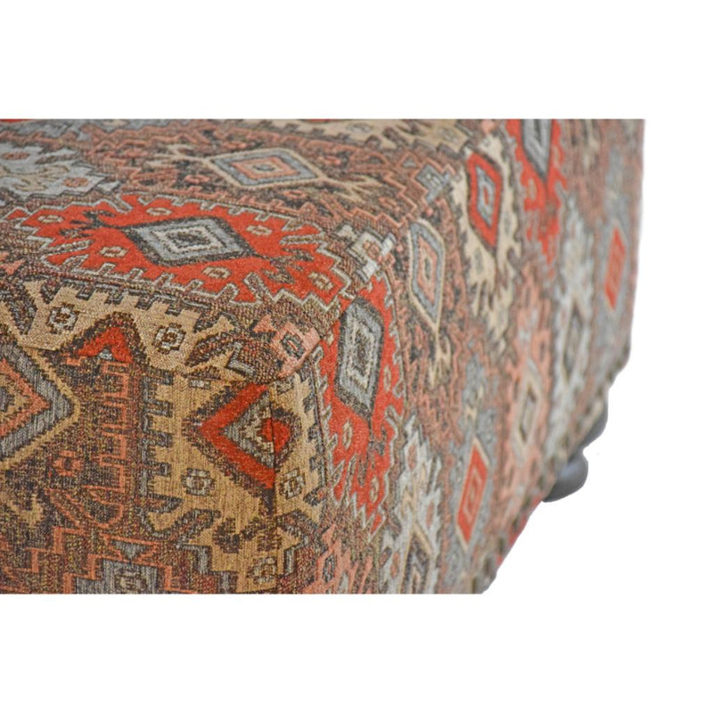 Texas Chocolate Ottoman