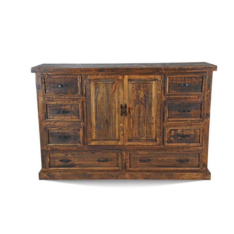 Dark Distressed Bonanza Dresser