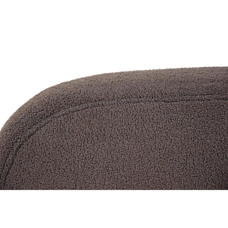 Benz Feather Chocolate Swivel Accent Chair