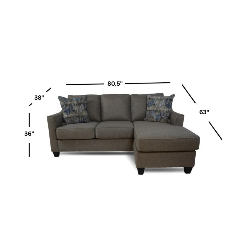 Barrow Smoke Sofa Chaise