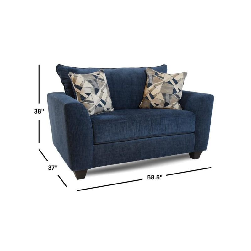 Clearview Denim Chair & 1/2