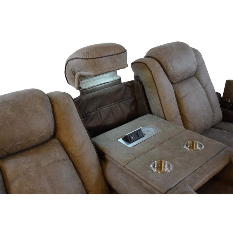 Motion Lantana Sofa with Dual Power Head and Footrest