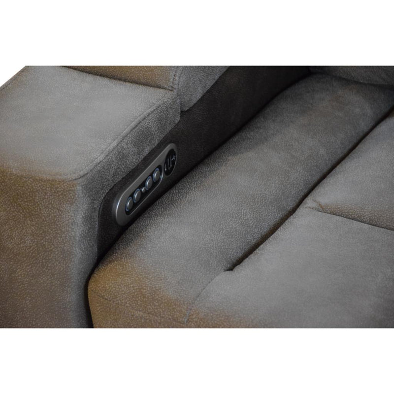 Motion Lantana Console Love Seat with Dual Power Head and Footrest