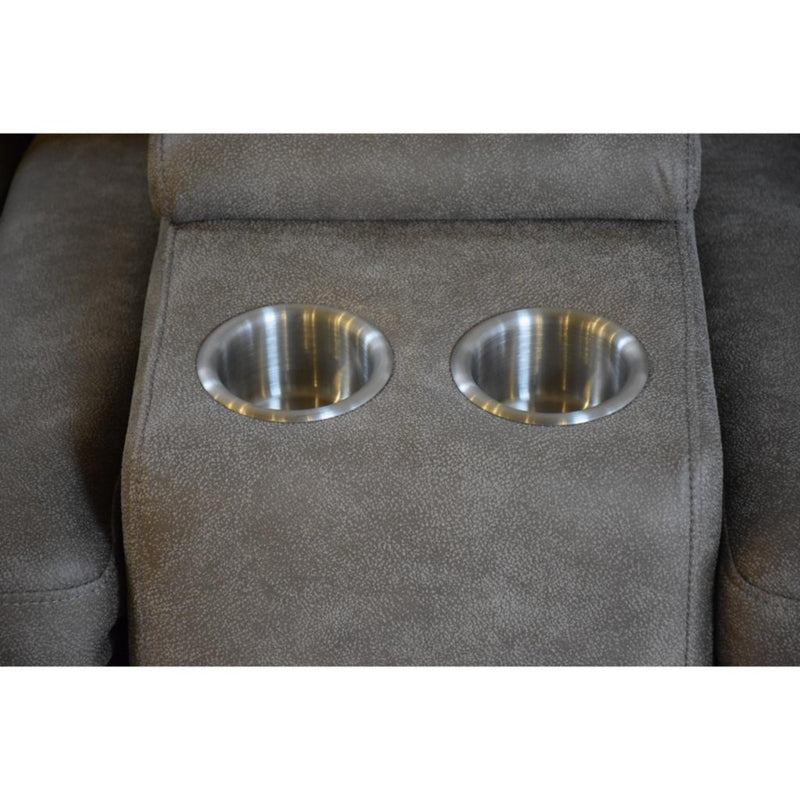 Motion Lantana Console Love Seat with Dual Power Head and Footrest