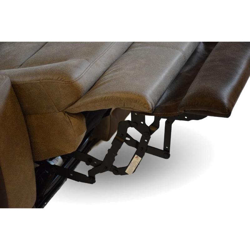 Motion Lantana Console Love Seat with Dual Power Head and Footrest