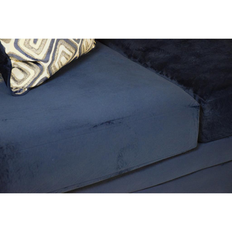 Groovy Navy Two Piece Sectional