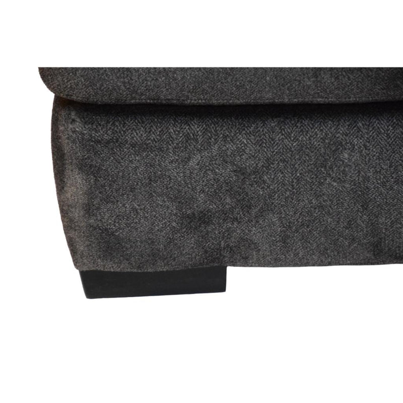 Mondo Tweed Gunmetal 2Pc Sectional