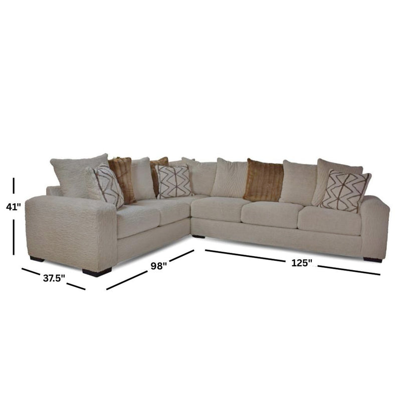 Haven Oatmeal Two Piece Sectional
