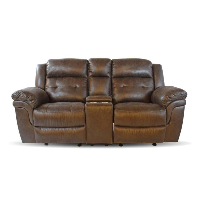 Houston Slate Loveseat with Console