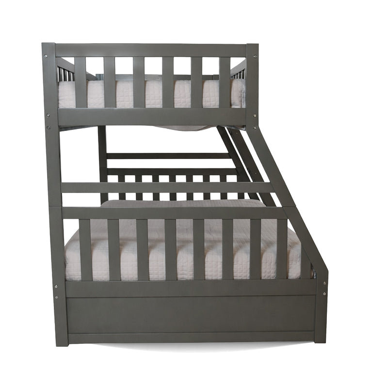 Milo Grey Twin/Full Bunk Bed