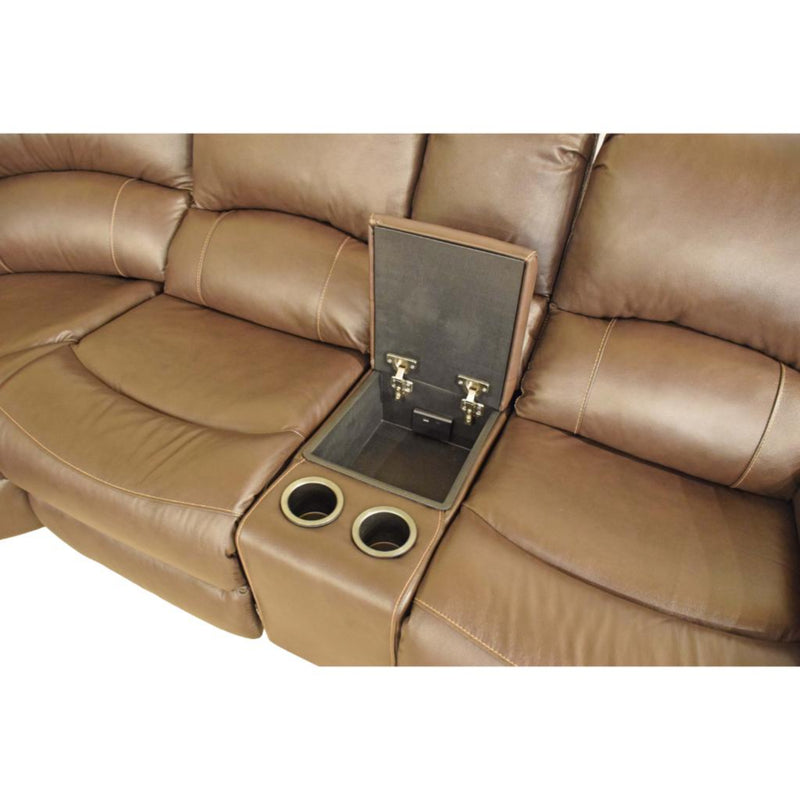 Wrenley 6Pc Top Grain Leather Sectional