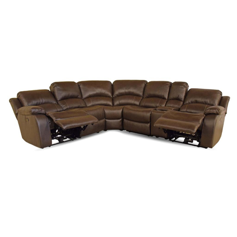 Wrenley 6Pc Top Grain Leather Sectional